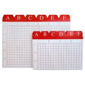 Indices de ficheros blanco, numero 3, 100 x 149