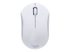 T'nB RUBBY - Ratón - óptico - inalámbrico - 2.4 GHz - receptor inalámbrico USB - blanco, plata