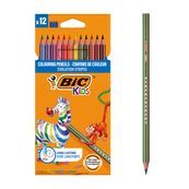 BIC KiDS Evolution Stripes - Lápiz de color - colores surtidos - 3.2 mm (paquete de 12)