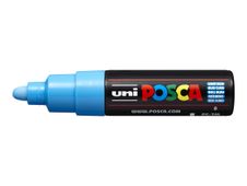 POSCA PC-7M - Marcador - permanente - azul claro - tinta pigmentada al agua - 4.5-5.5 mm - grande