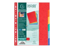 Exacompta Nature Future - Separador - 6 piezas - para A4 Maxi - con pestañas