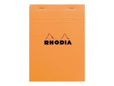 RHODIA CLASSIC SMALL OFFICE - Bloc de notas - grapado - A5 - 40 hojas / 80 páginas - cuadriculado - naranja