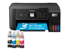 Epson EcoTank ET-2870 - Impresora multifunción - color - chorro de tinta - ITS - A4 (material) - hasta 10 ppm (impresión) - 100 hojas - USB, Wi-Fi - negro