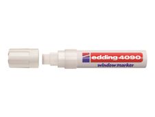 edding 4090 window - Marcador - para cristal, tablero - blanco - tinta al agua - 4-15 mm
