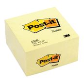 Post-it 636B - Bloque de notas en cubo - 76 x 76 mm - 450 hojas - amarillo canario