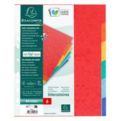 Exacompta Nature Future - Separador - 6 piezas - para A4 Maxi - con pestañas