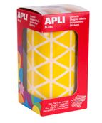 Rollo Gomets triangulares 20mm Amarillo