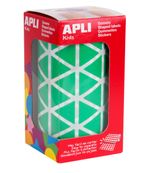 Rollo Gomets triangulares 20mm Verde
