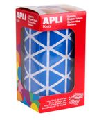 Rollo Gomets triangulares 20mm Azul
