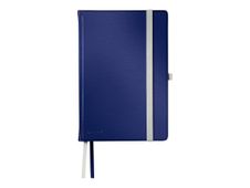Leitz Style A5 - Cuaderno - historial - 80 hojas - papel marfil - reglado - tapa azul titanio - cartón recubierto de plástico