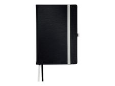 Leitz Style - Cuaderno - 80 hojas / 160 páginas - papel marfil - reglado - tapa de color negro satén