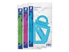 Sets geometria para zurdos y diestros colores surtidos