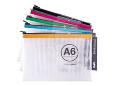 APLI - Bolsa accessories - A6 - con espuma EVA - negro, azul, amarillo, rojo, verde, transparente 
