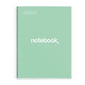 Miquel rius notebook 1 color A4 80 hojas 5x5 90g emotions menta