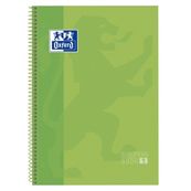 Oxford ebook 1 color A4+ 80 hojas  5x5 verde