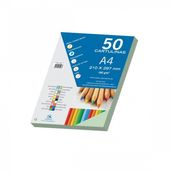 Dohe cartulina 50h. 180g A4 verde alface