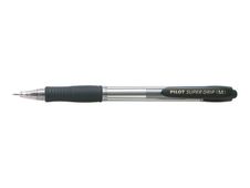 Pilot Super Grip - Bolígrafo  - negro - tinta al aceite - 1 mm - medio - retractil