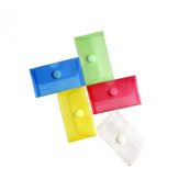 Sobre para tarjetas con cierre de velcro azul