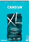 CANSON Aquarelle - Alfombrilla de dibujo - encuadernado de alambre - XL - A3 - 30 hojas