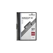 Durable carpeta con pinza duraclip 60 hojas negro.