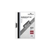 Durable carpeta con pinza duraclip 60 hojas blanco.
