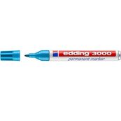 Edding 3000 permanent marker azul claro