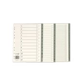 Separadores 1 - 31 multitaladro impresos A4