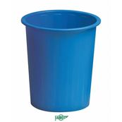 Papelera plastico opaco azul