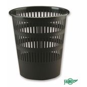 Papelera rejilla negro