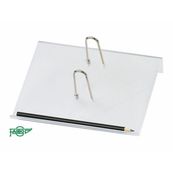 Portablocs plastico transparente cristal