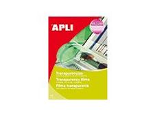 APLI PAPER - Autoadhesivo - transparente - A4 (210 x 297 mm) 10 uds. película