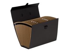 Fellowes Bankers Box - Valisette Trieur Accordéon Noir 19 compartiments 