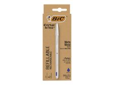 BIC Cristal Re'New - Bolígrafo - azul - 1 mm - medio