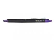 Pilot FriXion Point Clicker - Bolígrafo  - no permanente - violeta - tinta de gel termosensible - 0.5 mm - retractil - con borrador
