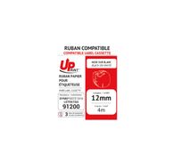 UPrint - cinta de etiqueta - 1 cinta(s) - Rollo (1,2 cm x 4 m)