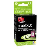 UPrint H-303XLCL - Paquete de 3 - 18 ml - amarillo, cián, magenta - compatible - refabricado - cartucho de tinta - para HP ENVY Photo 62XX, Photo 71XX, Photo 78XX; ENVY Inspire 72XX, 79XX; Tango