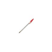 Boli bic cristal translucido punta fina rojo