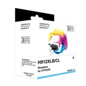 HP 912XL - Paquete de 4 - Alto rendimiento - negro, amarillo, cián, magenta - original - cartucho de tinta - para Officejet 80XX; Officejet Pro 80XX