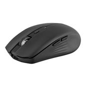 T'nB - Ratón - doble conexión, recargable - 6 botones - inalámbrico - Bluetooth, 2.4 GHz - receptor inalámbrico USB - negro