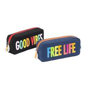 PORTATODO VIQUEL RAINBOW VIBES SURTIDO NEGRO/AZUL 21X9X5CM