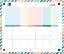 PLANNER MAGNÉTICO Y FLEXIBLE - PIZARRA DUO SEMANAL /  MENSUAL - TAMAÑO A3 43.5X28.5CM