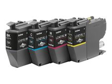 Brother LC421XL - Paquete de 4 - XL - negro, amarillo, cián, magenta - original - cartucho de tinta - para Brother DCP-J1140DW, MFC-J1010DW, MFC-J1012DW