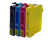 SWITCH - Paquete de 4 - negro, amarillo, cián, magenta - compatible - cartucho de tinta - para Epson Stylus Photo R240, R245, RX420, RX425, RX520