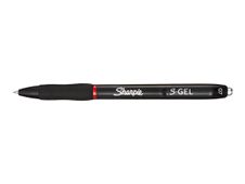 Sharpie S-Gel - Bolígrafo  - rojo - tinta de gel - 0.7 mm - medio - retractil 