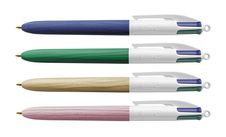 BIC 4 Colores Madera - Bolígrafo 4 colores efecto madera - disponible en varios colores