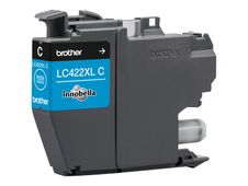 Brother LC422XLC - Alto rendimiento - cián - original - cartucho de tinta - para Brother MFC-J5340DW, MFC-J5345DW, MFC-J5740DW, MFC-J6540DW, MFC-J6940DW