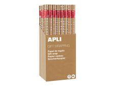 APLI - papel de regalo - 0.7 x 2 m - papel de estraza - 55 bobina(s)