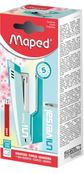 Grapadora universal metal pastel plier 26/6 + 400 blister