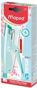 Grapadora pinza universal metal pastel half 24-26/6 + 400 bl