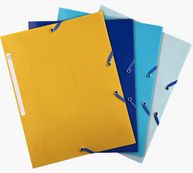 Exacompta Beeblue - Carpeta de 3 solapas - para A4 - capacidad: 250 hojas - disponible en diferentes colores